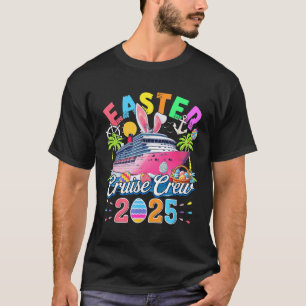 Oster-Kreuzfahrt-Crew 2025 Farbige Kreuzfahrtschif T-Shirt