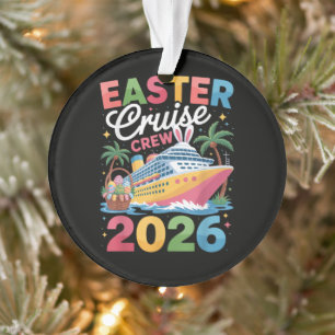 Oster-Kreuzfahrt-Crew 2026 passende Familienferien Ornament