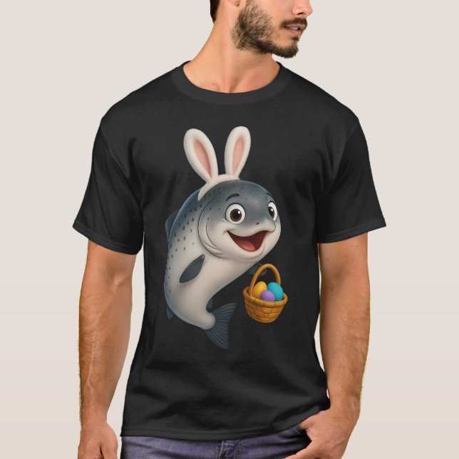 Oster-Lachs T-Shirt (Vorderseite)