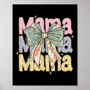 Oster-Mama-Hase Coquette-Bogen Mama-Osterhase M Poster