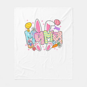 Oster-Mama-Hasen-Ohren Koketter Bogen Osterhase Fleecedecke