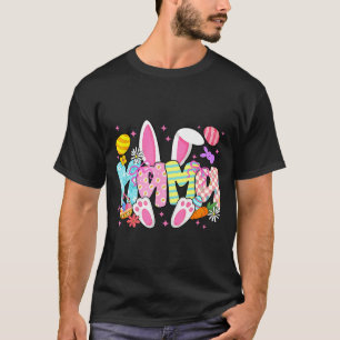 Oster-Mama-Hasenohren Coquette Schleife Osterhase T-Shirt