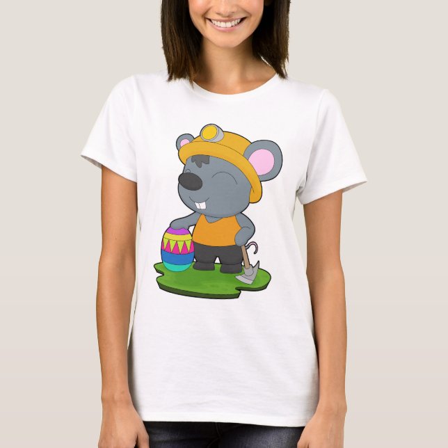 Oster-Mause-Bergbau T-Shirt (Vorderseite)