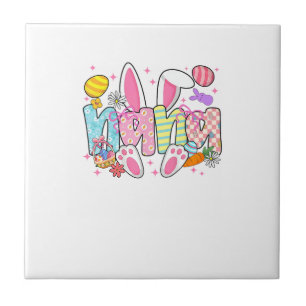Oster-Nana-Hasenohren Coquette-Schleife Osterhase  Fliese
