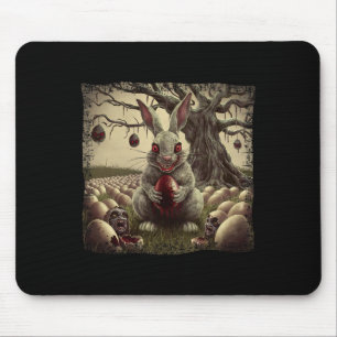 Oster-Osterhase-Horror-Zombie-Osterei Mousepad