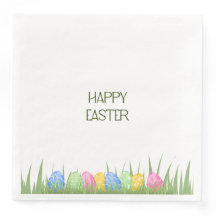 Oster-Papier-Servietten | Pastell-Ei-Design