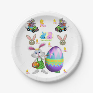 Oster-Papierplatten Pappteller