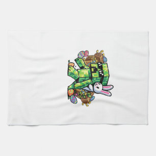 Oster-Pixel-Gamer-Hase-Gaming-Kleinkind-Jungen-Kin Geschirrtuch