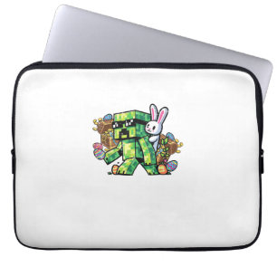 Oster-Pixel-Gamer-Hase-Gaming-Kleinkind-Jungen-Kin Laptopschutzhülle