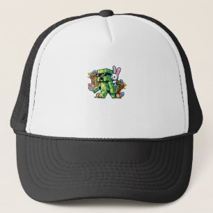 Oster-Pixel-Gamer-Hase-Gaming-Kleinkind-Jungen-Kin Truckerkappe