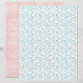 Oster-Schabpapier mit Vintage-Polka-Dots