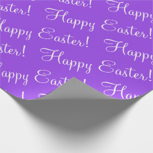 Oster-Schrift-Geschenk Lila Geschenkpapier