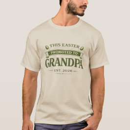 Oster-Schwangerschaftsankündigung-Shirt für Opa T-Shirt