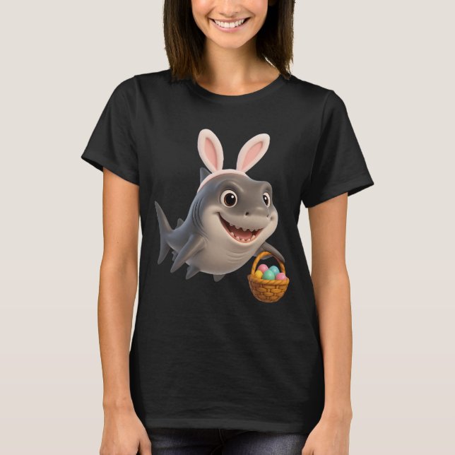 Oster-Sechskiemerhai T-Shirt (Vorderseite)