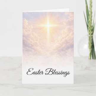 Oster-Segen Christliches Kreuz Sonnenaufgangs-Gruß Karte