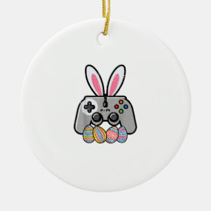 Oster-Spielecontroller-Hasenohren Jungen Kinder Yo Keramik Ornament