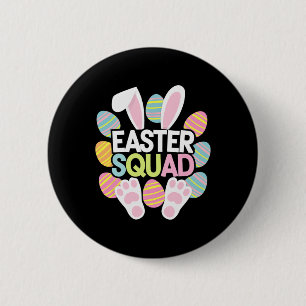 Oster-Squad-Familien-Passende Ostertag-Hase-Ei Button