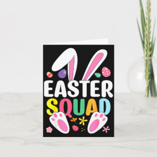 Oster-Squad-Familien-Passende Ostertag-Hase-Ei Karte