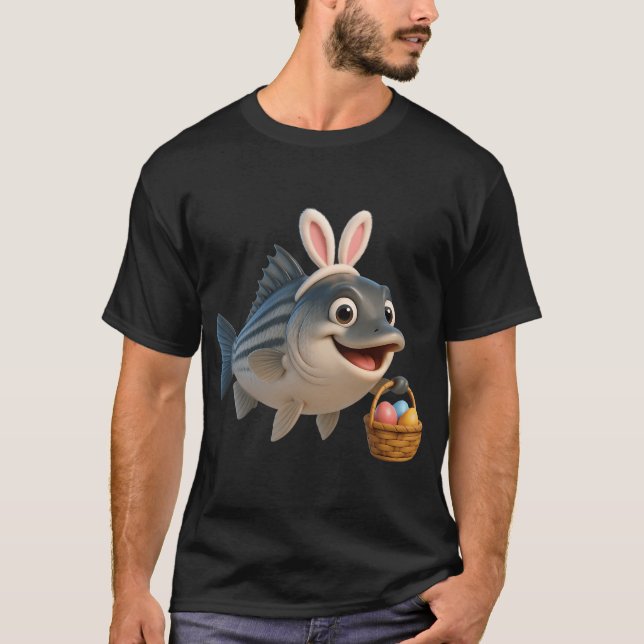 Oster-Streifenbarsch T-Shirt (Vorderseite)