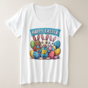 Oster-T-Shirt Große Größe T-Shirt
