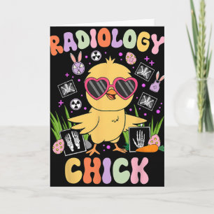 Oster Tag Radiologie Hühner Rad Tech Radiologe Ei Karte
