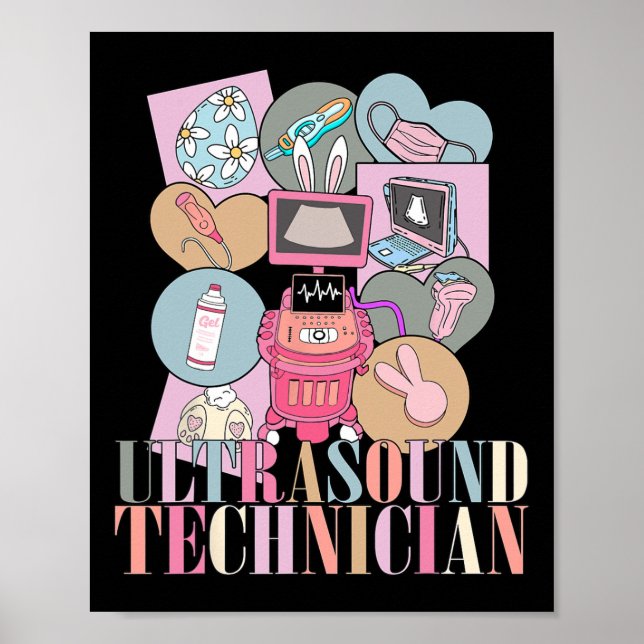 Oster-Ultraschalltechniker Poster (Vorne)