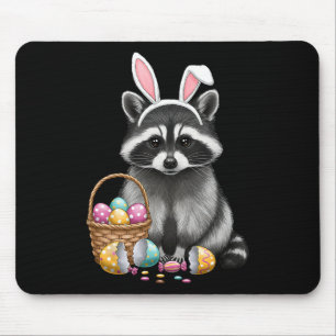 Oster-Waschbär mit Eiern Süßer Waschbär mit Haseno Mousepad