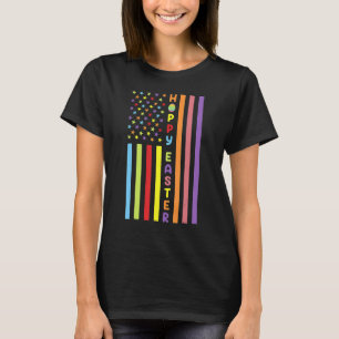 Osteramerikanischer Fahnen-Kleidungsstück Ostereie T-Shirt