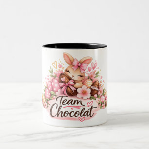 Osterbecher „Team Schokolade“ Zweifarbige Tasse