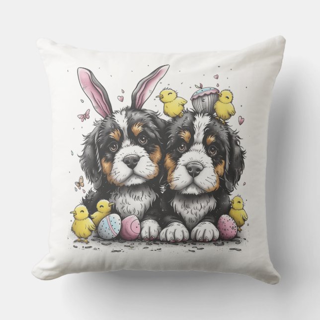 Osterberner Hunde Kissen (Vorderseite)