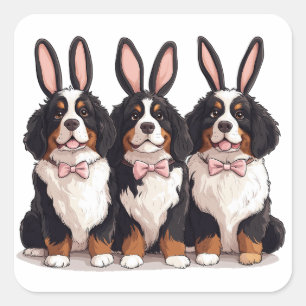 Osterberner Hunde Quadratischer Aufkleber