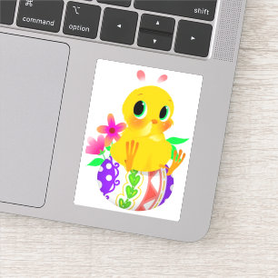 Osterbeschichteter Vinyl-Sticker Aufkleber