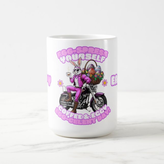Osterblase Biker Tasse - Ausflüge (Mittel)