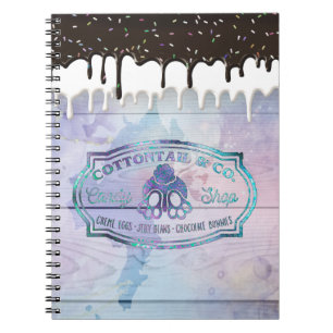 Osterblase Cottontail Candy Shop Signaturschokolad Notizblock