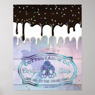 Osterblase Cottontail Candy Shop Signaturschokolad Poster