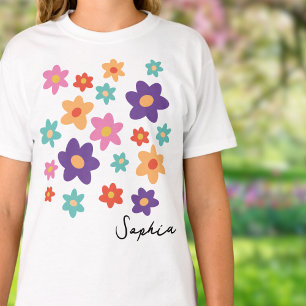 Osterblume T - Shirt Niedlicher Frühling Design fü