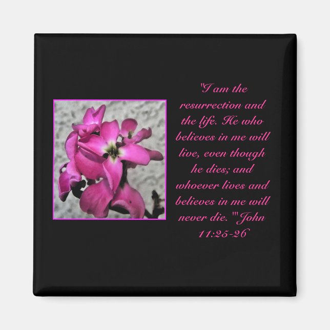 Osterblumen-Anführungsmagnet Magnet (Vorne)