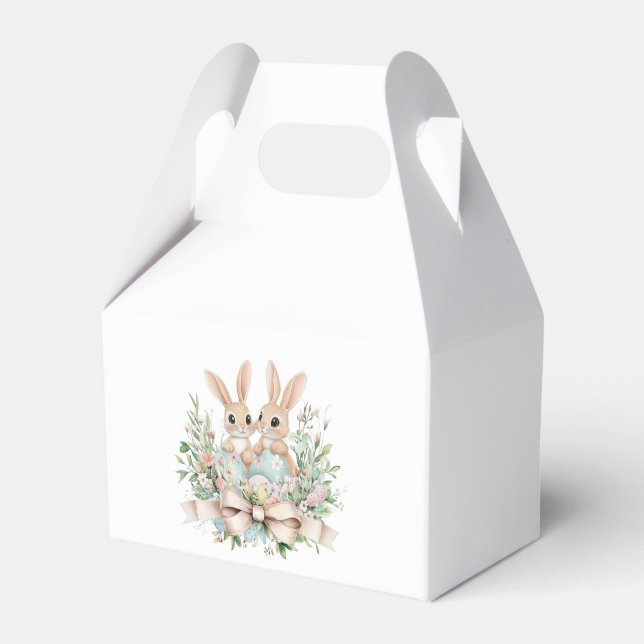 Osterblütenbär Geschenkschachtel (Vorderseite)