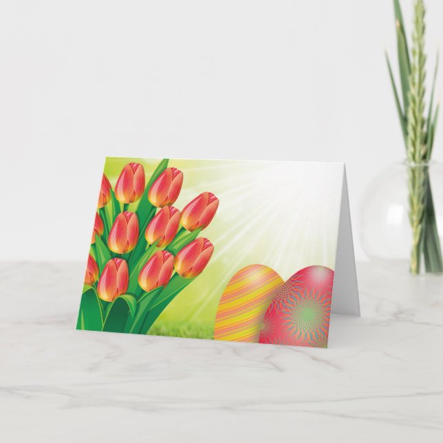 OsterBouquet Feiertagskarte (Vorderseite)