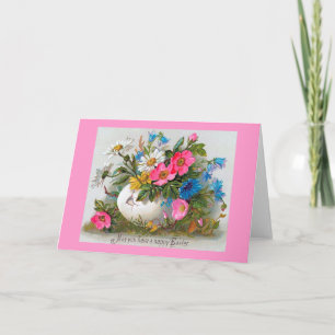 OsterBouquet Vintage Blume Feiertagskarte