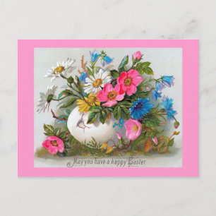 OsterBouquet Vintage Blume Feiertagspostkarte
