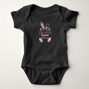 Osterbrauch-Hasen-T-Shirt Baby Strampler