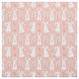 Osterbraun Pastell Pink Fabric Stoff