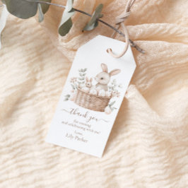 Osterbroschüre Egg Hunt Bunny Basket Vielen Dank Geschenkanhänger