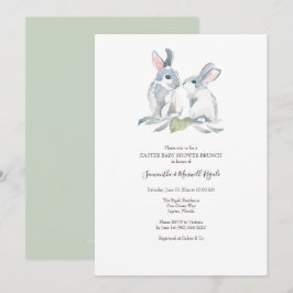 Osterbrunch Baby Duwer Gender Neutral Einladung