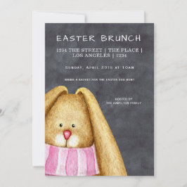 Osterbrunch Bunny Rabbit in Scara Einladung