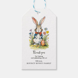 Osterbrunch & Eierjagd | Wildblume Bunny Geschenkanhänger