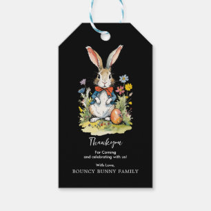 Osterbrunch & Eierjagd   Wildblume Bunny Geschenkanhänger
