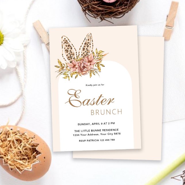 Osterbrunch Leo Bunny Einladung (Von Creator hochgeladen)