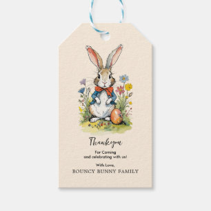 Osterbrunch & Ostereiersuche Wildflower Bunny Geschenkanhänger